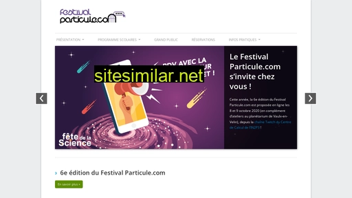 festivalparticule.com alternative sites