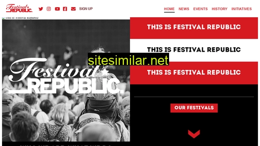 Festivalrepublic similar sites