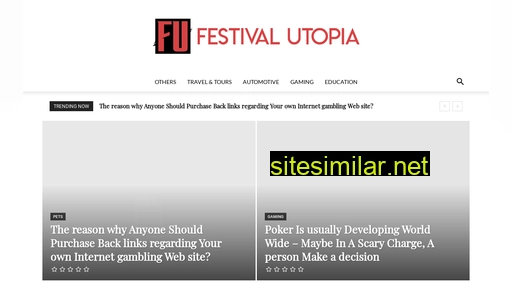 festivalutopia.com alternative sites