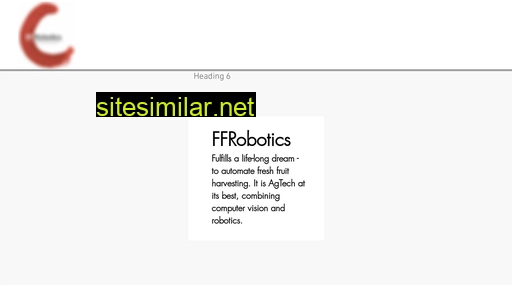 Ffrobotics similar sites