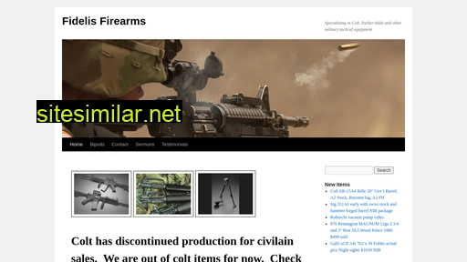 fidelisfirearms.com alternative sites