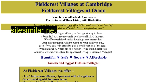 fieldcrestvillages.com alternative sites