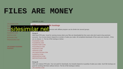 files-are-money.blogspot.com alternative sites