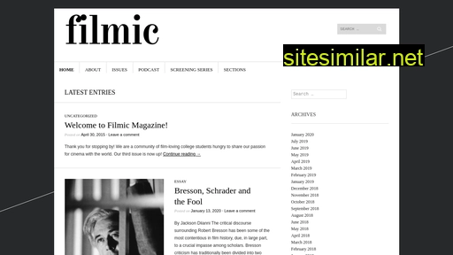 filmicmag.com alternative sites