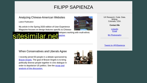 filippsapienza.com alternative sites