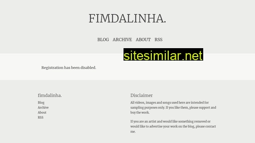 fimdalinha.com alternative sites