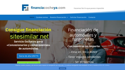 financiacocheya.com alternative sites