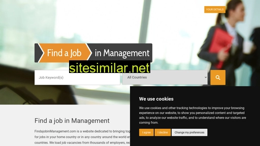 findajobinmanagement.com alternative sites