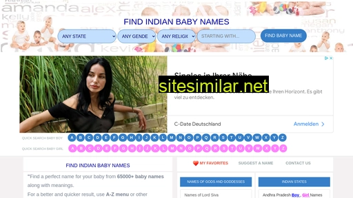 findindianbabynames.com alternative sites
