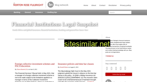 Financialinstitutionslegalsnapshot similar sites
