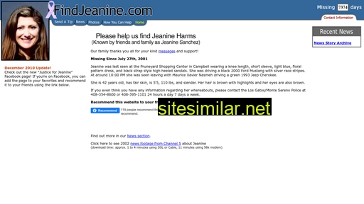 findjeanine.com alternative sites