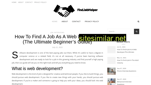 findjobhelper.com alternative sites