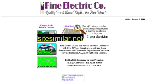 fineelectricco.com alternative sites