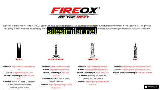 fireoxsports.com alternative sites