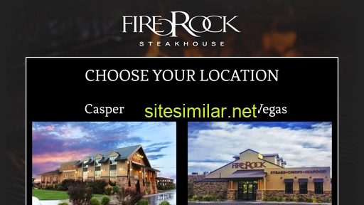 firerocksteakhouse.com alternative sites
