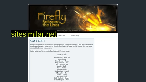 Fireflybetweenthelines similar sites