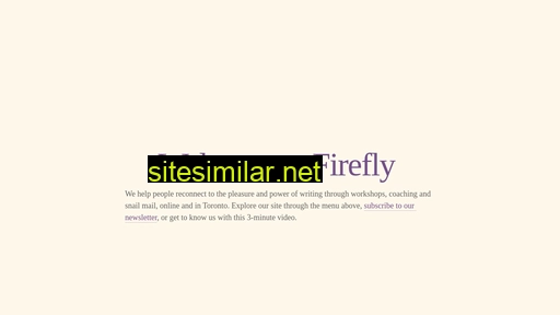 Fireflycreativewriting similar sites