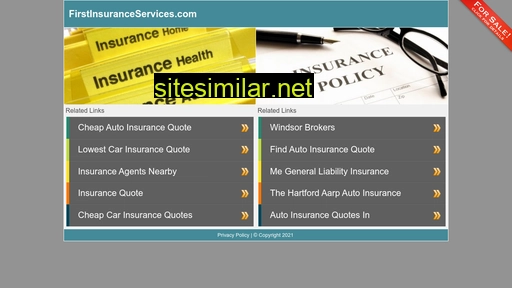 firstinsuranceservices.com alternative sites
