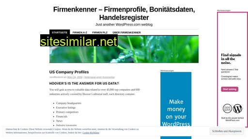 firmenkenner.wordpress.com alternative sites