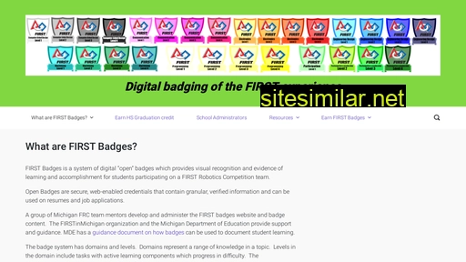 Firstbadges similar sites