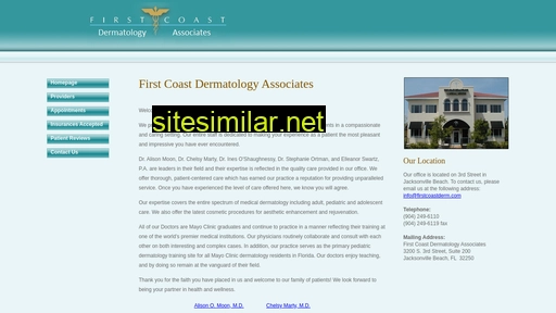firstcoastderm.com alternative sites