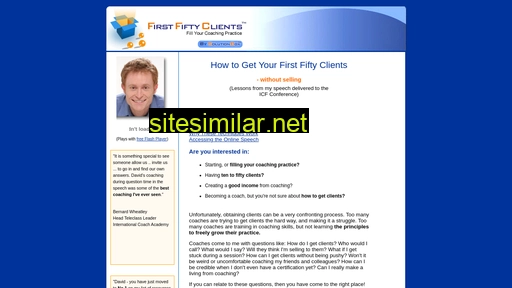 firstfiftyclients.com alternative sites