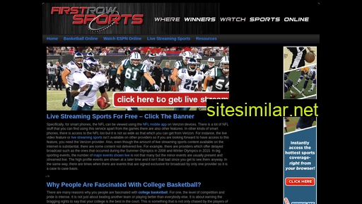 first-row-sports.com alternative sites