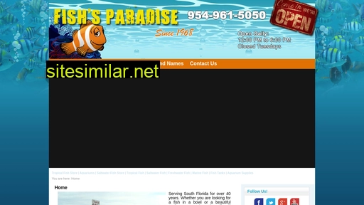 fishsparadise.com alternative sites