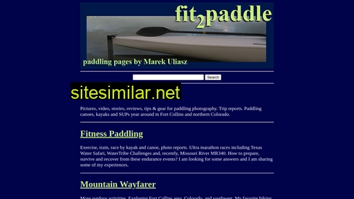 fit2paddle.com alternative sites