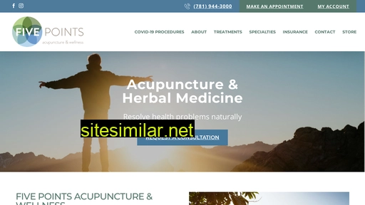 Fivepointsacupuncture similar sites