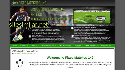 fixedmatches-1x2.com alternative sites