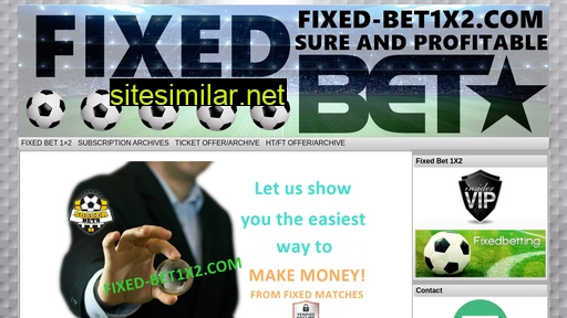 fixed-bet1x2.com alternative sites