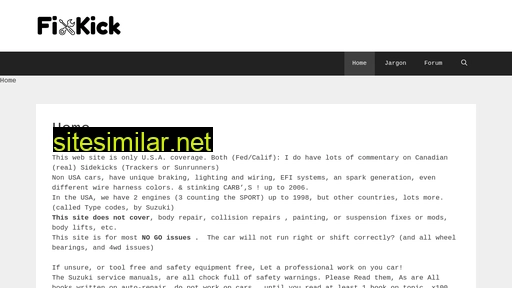 fixkick.com alternative sites