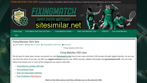 fixingmatch.com alternative sites