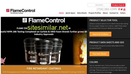 flamecontrolcoatings.com alternative sites
