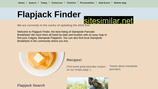 Flapjackfinder similar sites