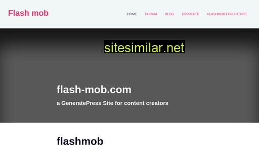 flash-mob.com alternative sites
