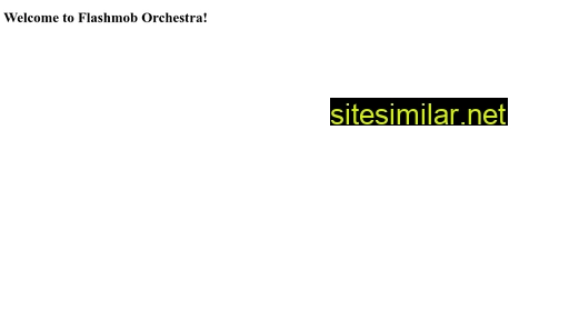 flashmob-orchestra.com alternative sites