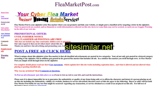 Fleamarketpost similar sites