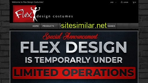 flexdesigncostumes.com alternative sites