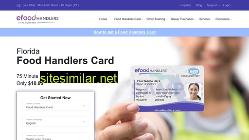 flfoodhandlers.com alternative sites
