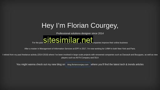 floriancourgey.com alternative sites