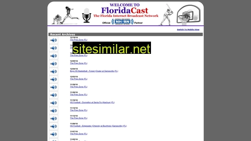 Floridacast similar sites