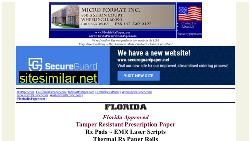 floridaprescriptionpaper.com alternative sites