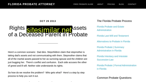 Floridaprobatesolutions similar sites