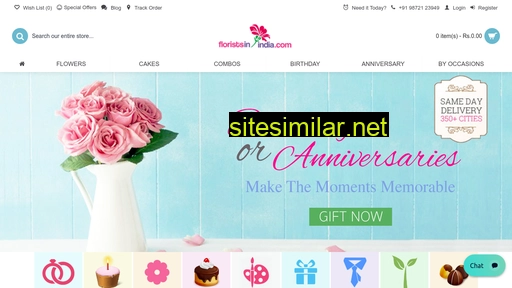 floristsinindia.com alternative sites