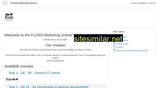 Floss-marketing-school similar sites