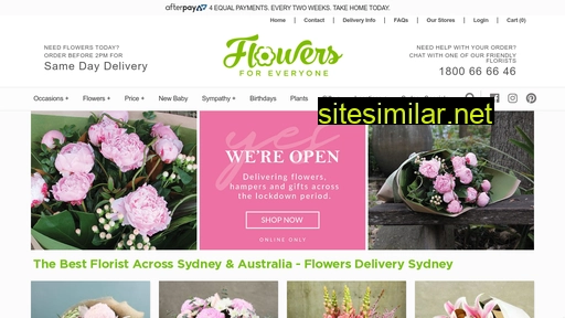 flowerforeveryone.com alternative sites