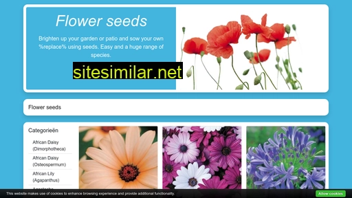 Flowerseeds4less similar sites