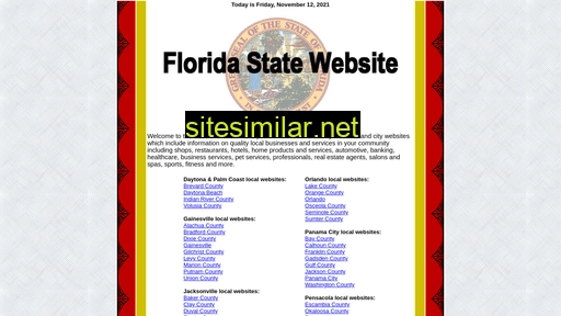 floridastatewebsite.com alternative sites